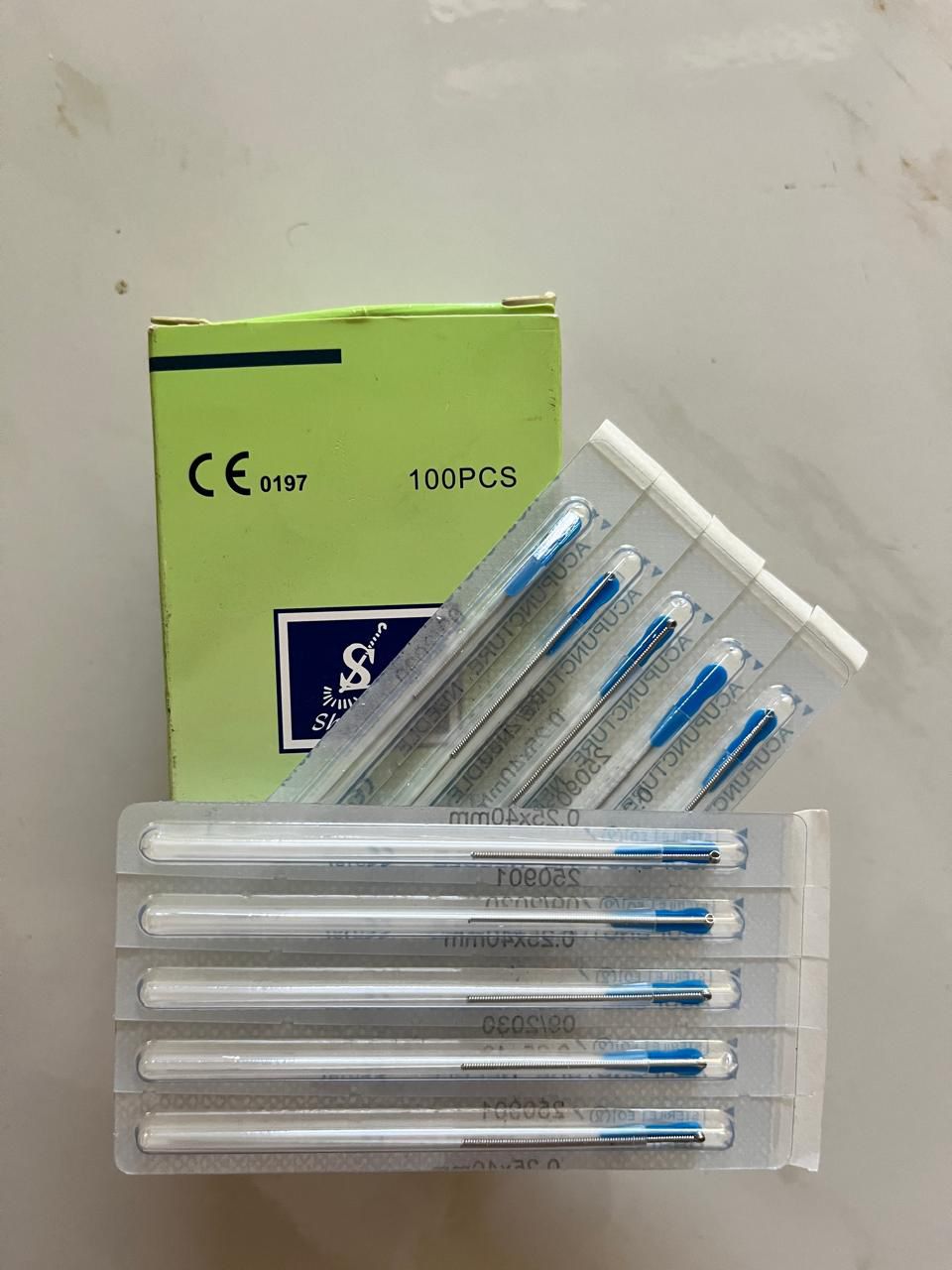 Acupuncture needles 500 pc 0.25* 25.     500 pc